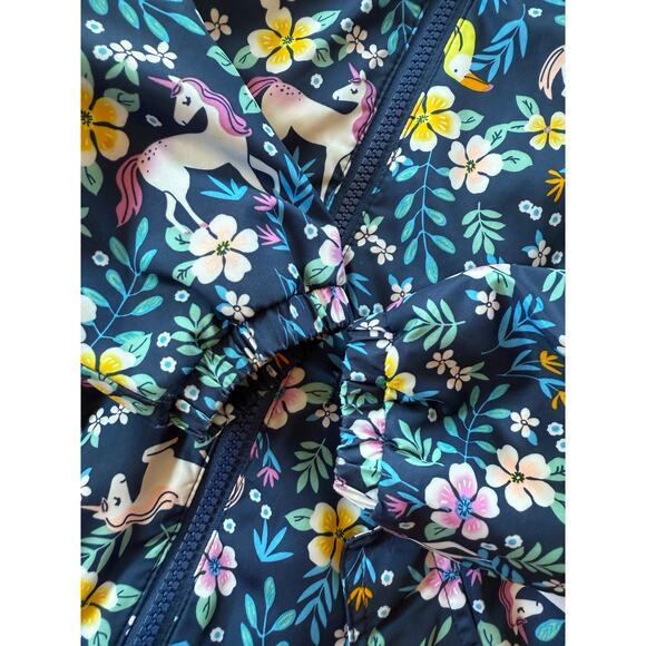 Carter's Lightweight Floral Unicorn Jacket Size 3T - Picture 5 of 6